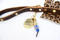 Load image into Gallery viewer, Leopard Fringe Leash & Collar Set
