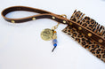 Load image into Gallery viewer, Leopard Fringe Leash & Collar Set