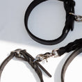 Load image into Gallery viewer, Braided Leather Collar ~ Black