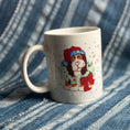 Load image into Gallery viewer, Droopy Eyed Hound Dog X~Mas Mug