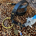 Load image into Gallery viewer, Metal 'O~Ring' Leather Leash