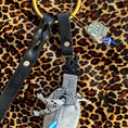 Load image into Gallery viewer, Metal 'O~Ring' Leather Leash