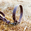 Load image into Gallery viewer, Braided Leather Collar - Brun
