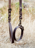 Load image into Gallery viewer, Braided Leather Collar - Brun