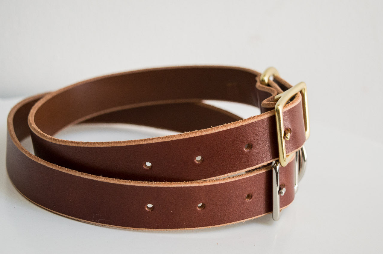 Classic Leather Collar ~ Brown