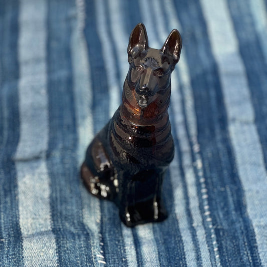 70's Avon German Shepherd Bottle