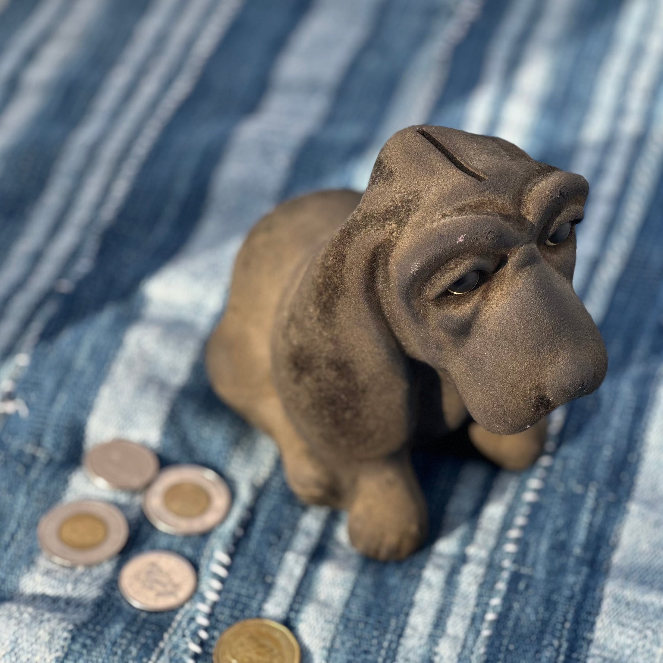 Basset Hound Doggy Bank $