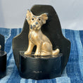 Load image into Gallery viewer, Charming Cast Iron Enamelled Book Ends
