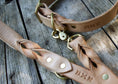 Load image into Gallery viewer, Braided Leather Collar ~ Natural
