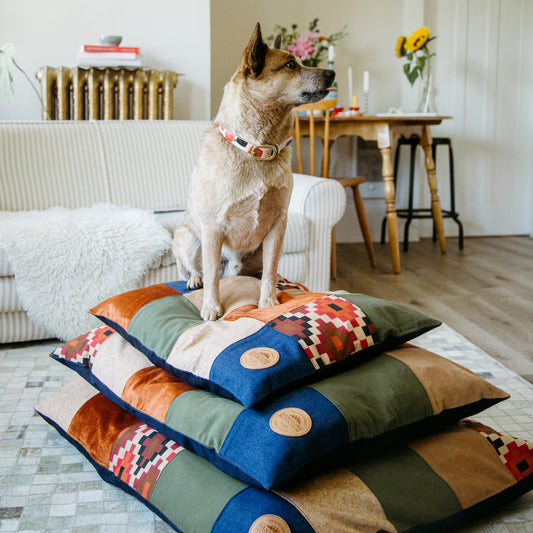 Patchwork Dog Bed ~ DINGO-DAG