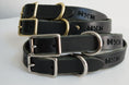 Load image into Gallery viewer, Classic Leather Collar ~ Black
