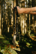 Load image into Gallery viewer, Braided Leather Leash ~ Black
